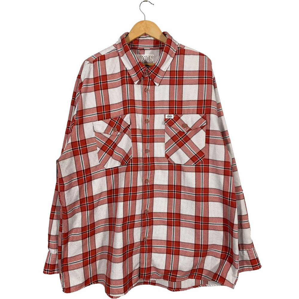 DIXXON Flannel Co. "Tramp" Form & Function D-Tech Plaid Flannel Shirt mens 3XL